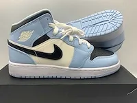 Nike air jordan 1 mid ice blue/black-sail-white sneakers 38 - afbeelding 1 van  2