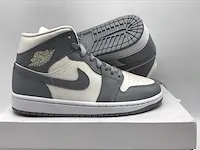 Nike air jordan 1 mid sail/stealth sneakers 38.5