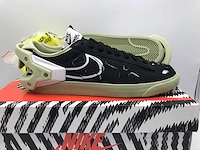 Nike blazer low acrnm black/white-olive aura sneakers 40