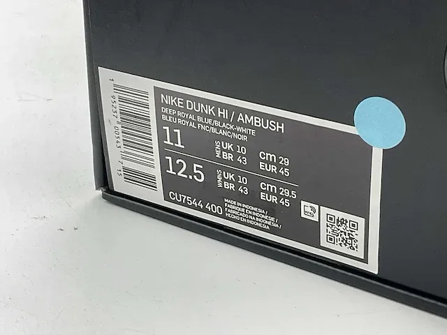 Nike dunk high ambush deep royal sneakers 45 - afbeelding 2 van  2