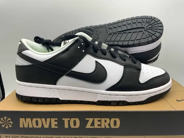 Nike dunk low next nature white/black sneakers 43 - afbeelding 1 van  2