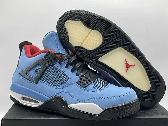 Nike jordan 4 retro travis scott cactus jack sneakers 41 - afbeelding 6 van  12