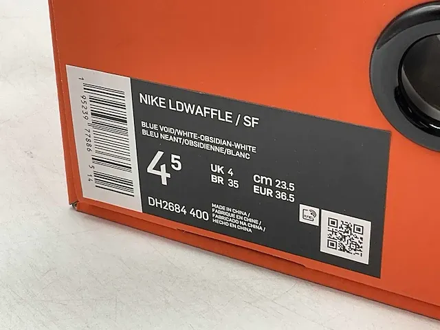 Nike ld waffle sacai fragment blue void sneakers 36 1/2 - afbeelding 2 van  2