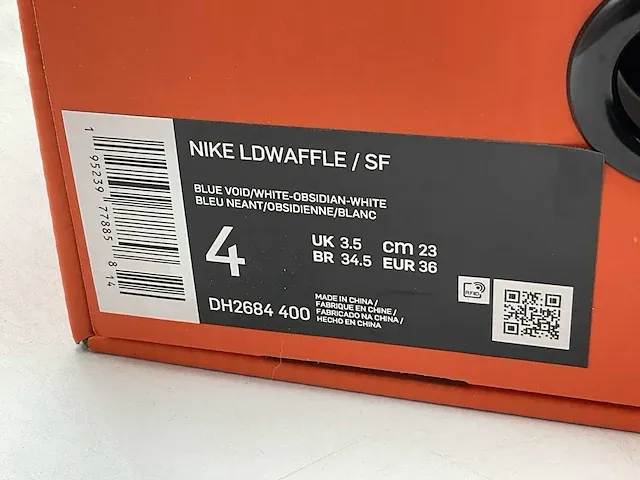 Nike ld waffle sacai fragment blue void sneakers 36 - afbeelding 2 van  2