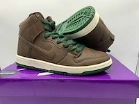 Nike sb dunk high pro baroque brown/baroque brown sneakers 40.5 - afbeelding 1 van  2