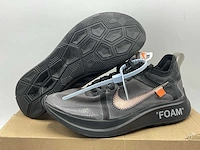 Nike zoom fly off-white black silver sneakers 39
