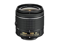 Nikon af-p dx nikkor 18-55mm f/3.5-5.6g vr lens for nikon dslr cameras - afbeelding 1 van  3