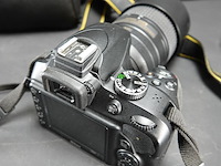 Nikon reflex d3300 camera in tas en met divers toebehoren - afbeelding 2 van  8