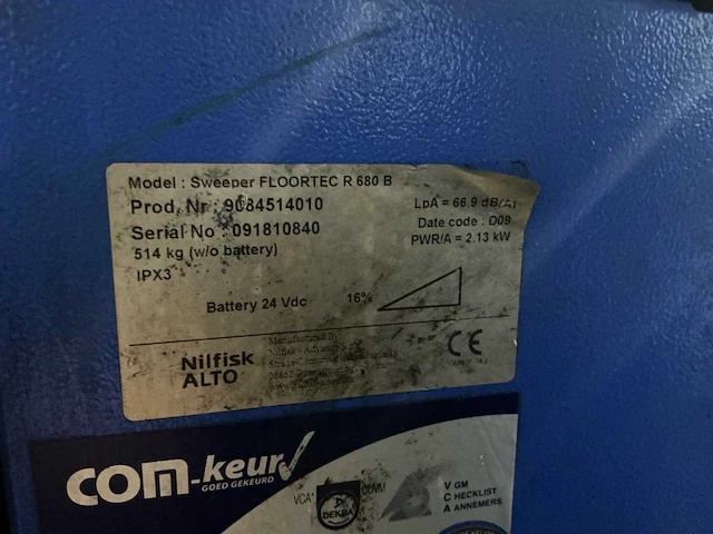 Nilfisk alto zit veegmachine - afbeelding 26 van  28