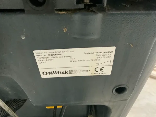 Nilfisk ba651 schrobmachine - afbeelding 8 van  8