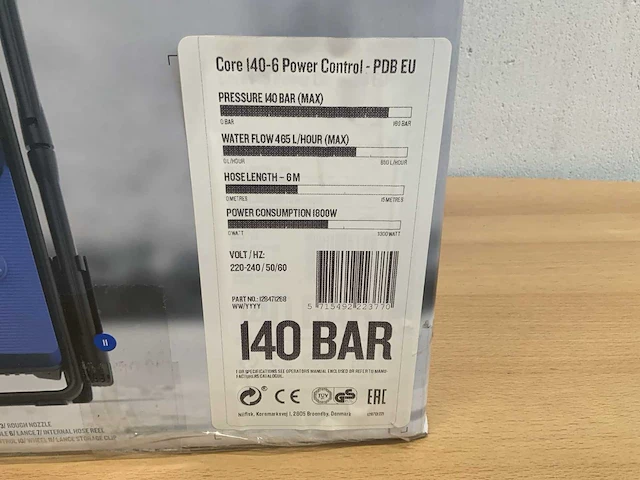 Nilfisk core 140 powercontrol hogedrukreiniger - afbeelding 8 van  12