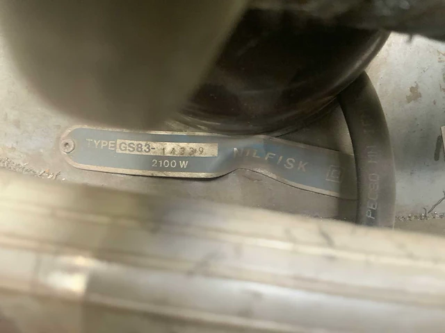 Nilfisk gst industriële stofzuiger - afbeelding 7 van  7