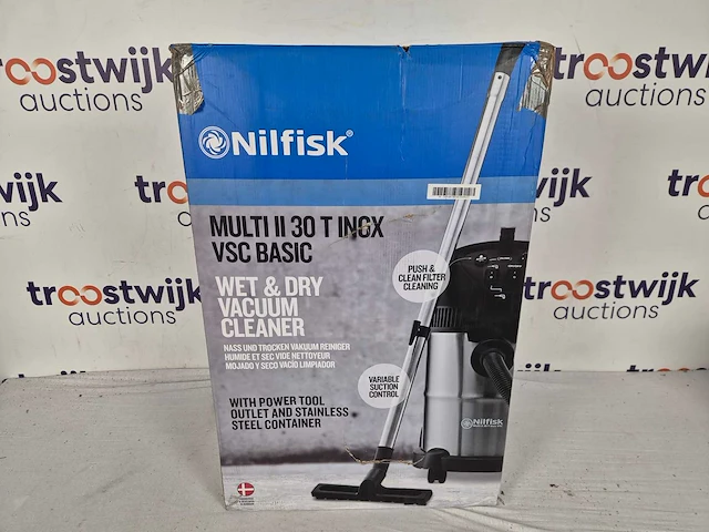Nilfisk nat- en droogzuiger - multi ii 30 t rvs vsc - afbeelding 3 van  3