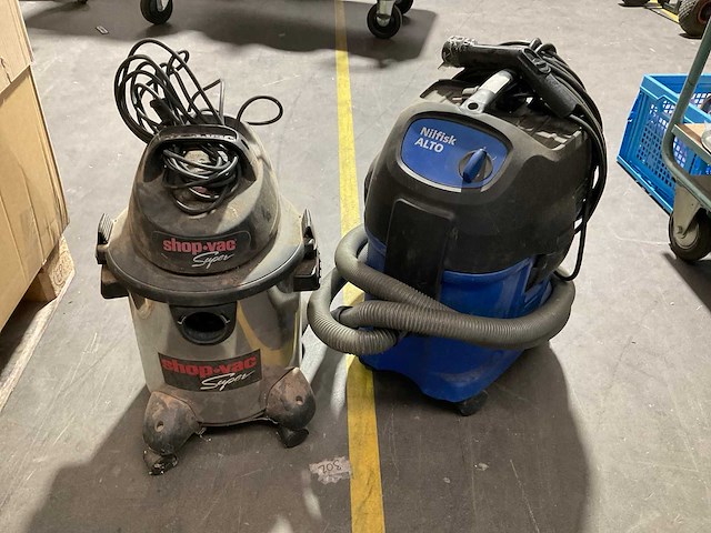Nilfisk, shop vac stofzuiger (2x) - afbeelding 1 van  3