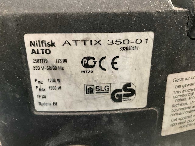 Nilfisk, shop vac stofzuiger (2x) - afbeelding 2 van  3