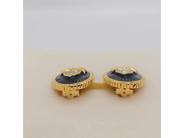 Nina ricci paris - goldplated oorbellen - afbeelding 5 van  7