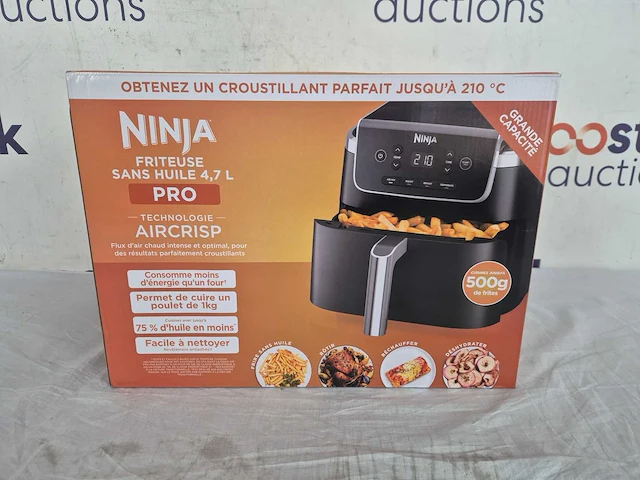 Ninja airfryer xl pro - 4.7 liter - 4 kookprogramma's - 2024 model - af140eu - afbeelding 2 van  2