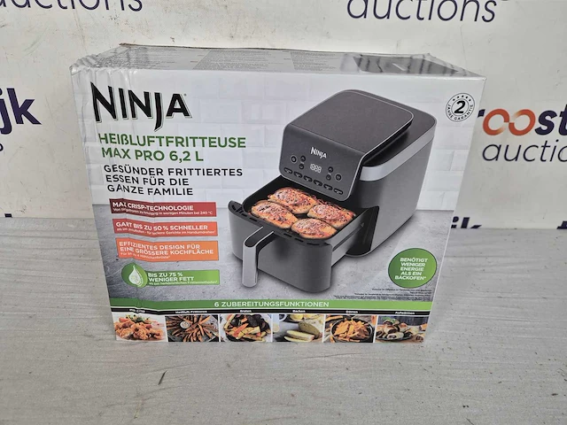 Ninja airfryer xxl max pro - 6.2 liter - 6 kookprogramma's - afbeelding 2 van  3