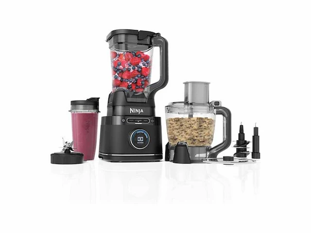 Ninja detect 3-in-1 foodprocessor, blender en smoothie maker - blendsense technologie - 2024 model - ijscrusher - 1200 watt - tb401eu - afbeelding 1 van  2