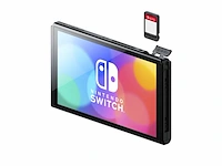 Nintendo switch console oled-model blauw / rood - afbeelding 2 van  6