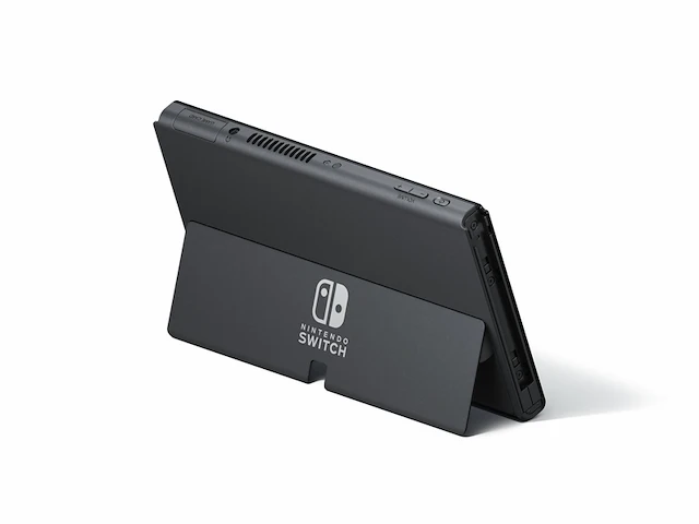 Nintendo switch console oled-model blauw / rood - afbeelding 3 van  6