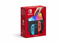 Nintendo switch oled - blauw/rood - afbeelding 1 van  6