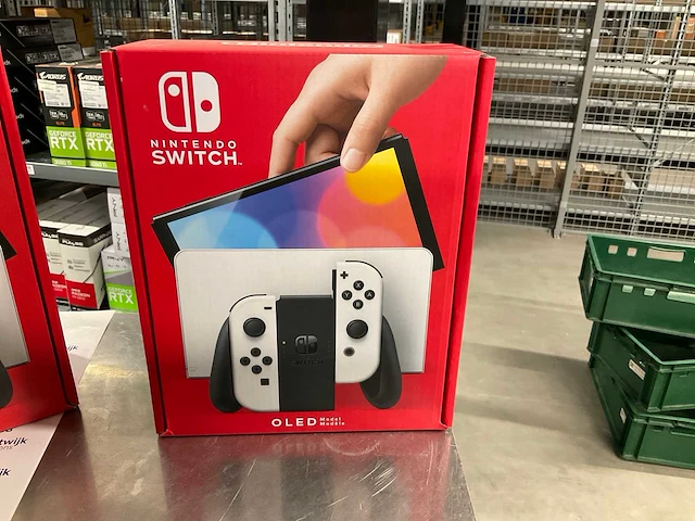 Nintendo switch oled spelcomputer - afbeelding 1 van  4