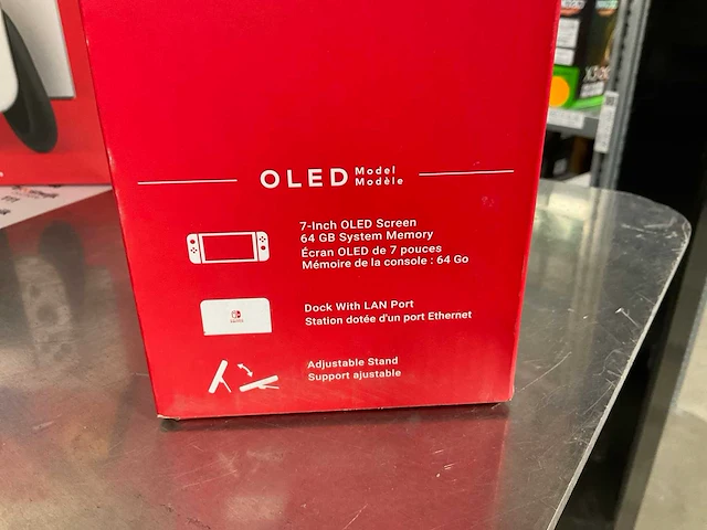 Nintendo switch oled spelcomputer - afbeelding 4 van  4