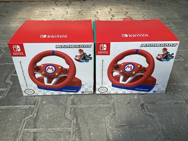 Nintendo switch pro mini mario kart racing wheel (2x) - afbeelding 1 van  6