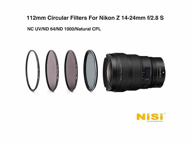 Nisi 112mm circulair natuurlijk nachtfilter voor nikon z 14-24mm f 2.8 s - afbeelding 1 van  4