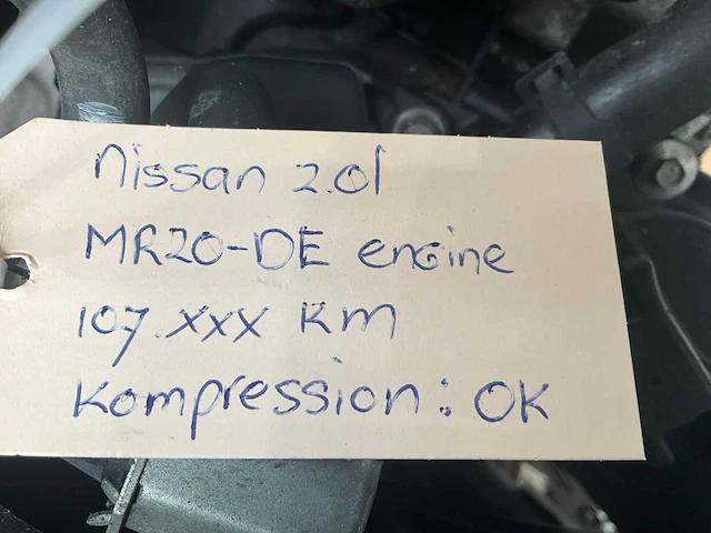 Nissan 2.0l mr20-de automotor - afbeelding 5 van  5
