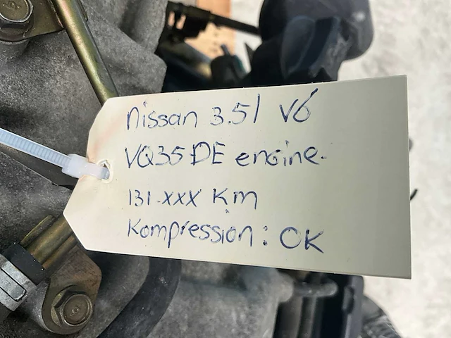 Nissan 3.5l v6 vq35de automotor - afbeelding 5 van  5