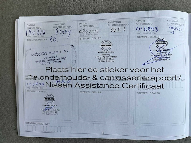 Nissan leaf base 24 kwh car 2013 | jt-562-r - afbeelding 20 van  27