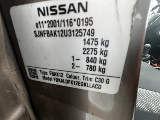 Nissan micra, 2009 - afbeelding 17 van  36