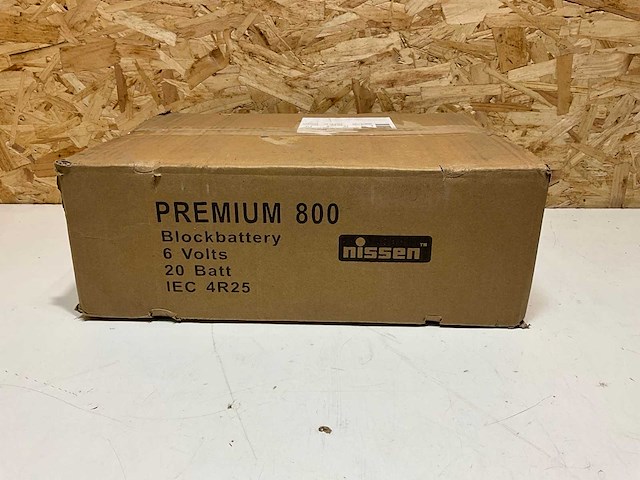 Nissen premium 800 4r25 batterij 7-9000 mah (20x) - afbeelding 4 van  4