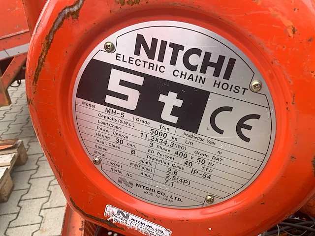Nitchi mh5 & mhc-5 kettingtakel - afbeelding 4 van  5