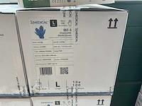 Nitrile onderzoekshandschoenen poedervrij (l) intco/24medical (16x) - afbeelding 8 van  11