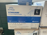 Nitrile onderzoekshandschoenen poedervrij (l) intco/24medical (16x) - afbeelding 11 van  11