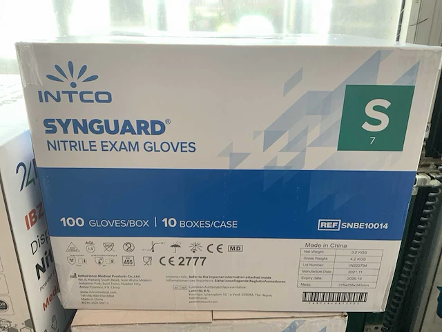 Nitrile onderzoekshandschoenen poedervrij (s) intco&24medical (19x) - afbeelding 8 van  8