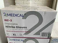 Nitrile onderzoekshandschoenen poedervrij (xl) intco/24medical/professional glove (19x) - afbeelding 3 van  8