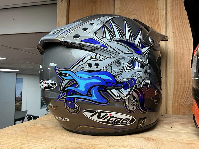 Nitro mx424 motorhelm l - afbeelding 3 van  4