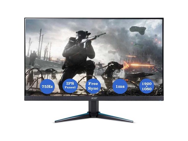 Nitro vg270bmiix - 69cm 27" w, 16:9 fhd zeroframe freesync 1ms(vrb) 250nits ips led vga 2xhdmi mm audio in/out euro emea mprii black acer ecodisplay - afbeelding 1 van  2