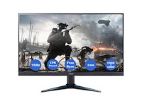 Nitro vg270bmiix - 69cm 27" w, 16:9 fhd zeroframe freesync 1ms(vrb) 250nits ips led vga 2xhdmi mm audio in/out euro emea mprii black acer ecodisplay - afbeelding 1 van  2