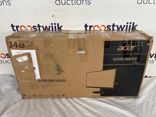 Nitro xv340ckpbmiipphzx - 86cm 34" w, zeroframe freesync hdr ready 1ms(vrb) 250nits ips led 2xhdmi 2dp mm audio out usb 3.0 hub height adj. euro emea mprii black acer ecodisplay - afbeelding 2 van  2