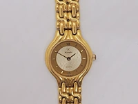 Nivada grenchen goldplated dameshorloge - afbeelding 1 van  7