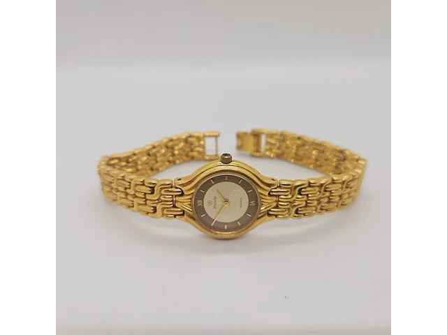 Nivada grenchen goldplated dameshorloge - afbeelding 4 van  7