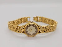 Nivada grenchen goldplated dameshorloge - afbeelding 4 van  7