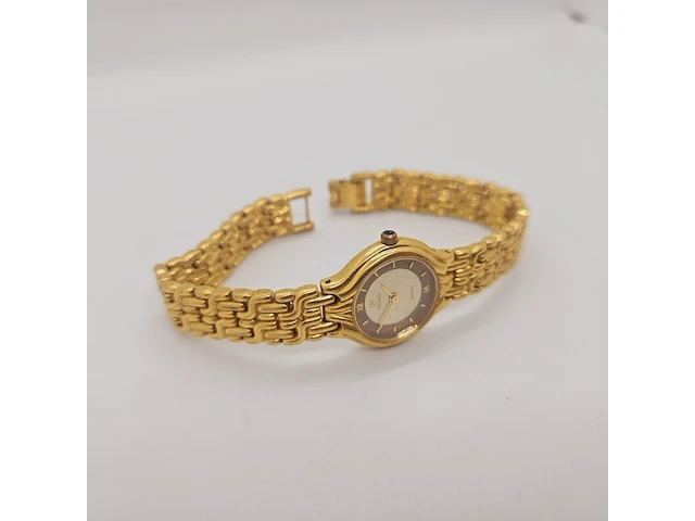 Nivada grenchen goldplated dameshorloge - afbeelding 5 van  7