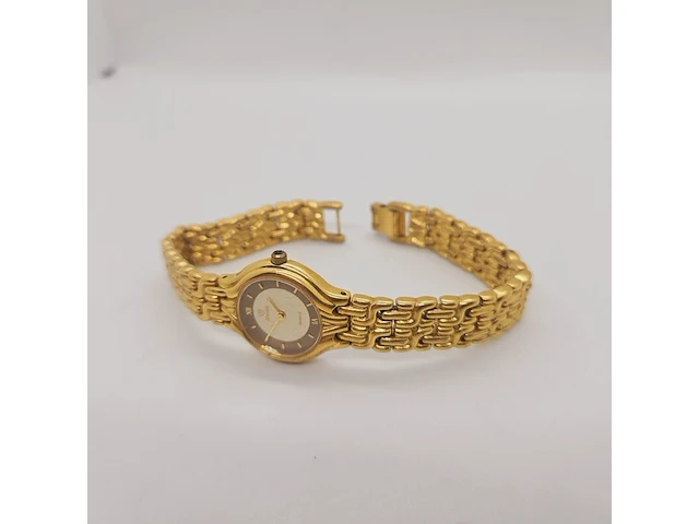 Nivada grenchen goldplated dameshorloge - afbeelding 6 van  7