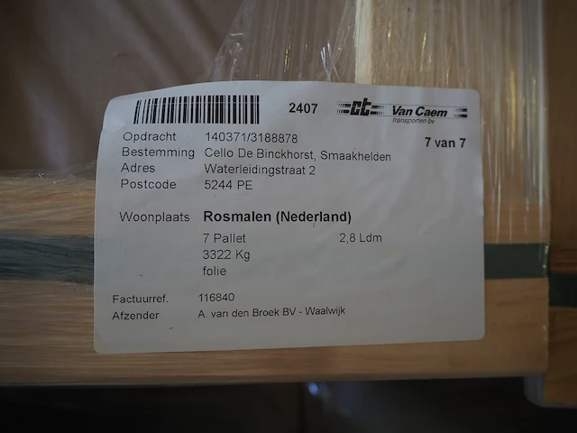 Nn film for ulma thermoformer - afbeelding 4 van  24
